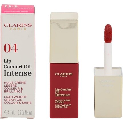 Comfort Oil Intense No.04 Интенсивный блеск для губ из палисандра, 7 мл, Clarins 
Comfort Oil Intense No.04 Интенсивный блеск для губ из палисандра, 7 мл, Clarins