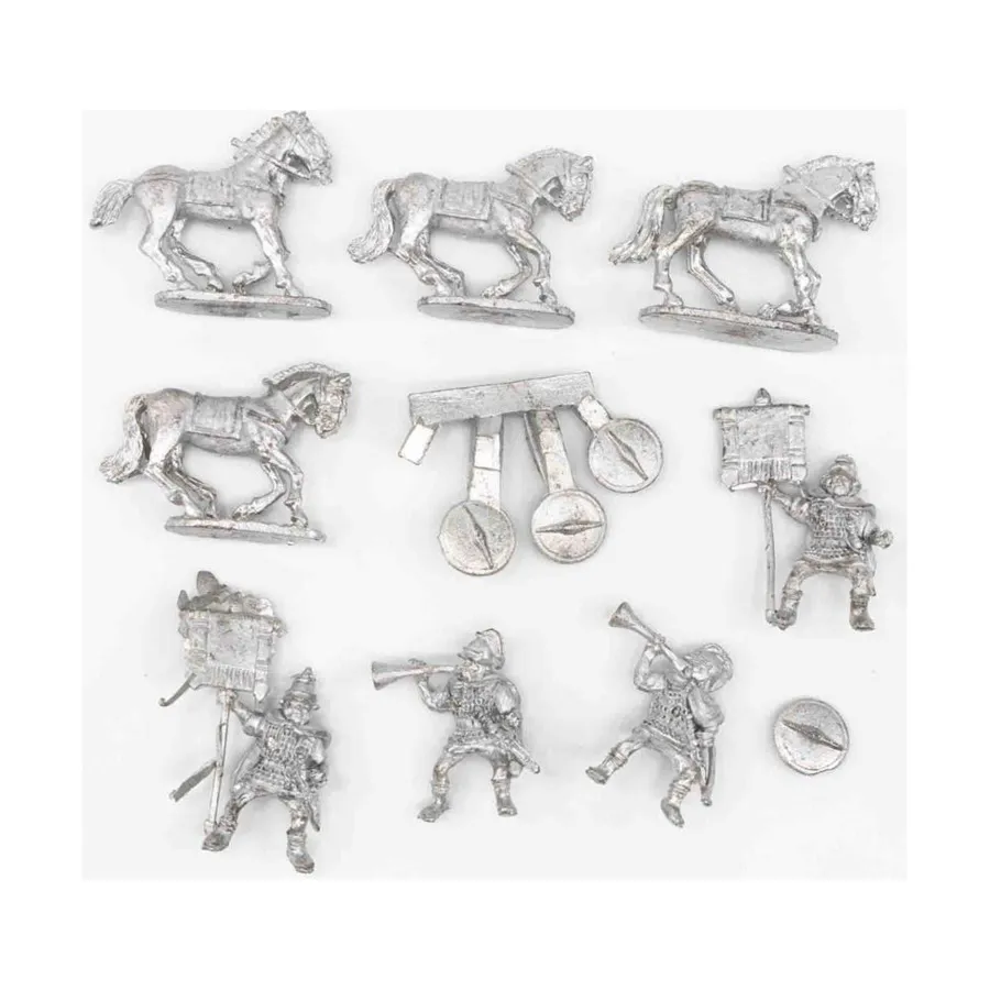 Equites Музыканты и стандарты, Ancients - Republican Roman (15mm) (Xyston Miniatures)
Equites Музыканты и стандарты, Ancients - Republican Roman (15mm) (Xyston Miniatures)