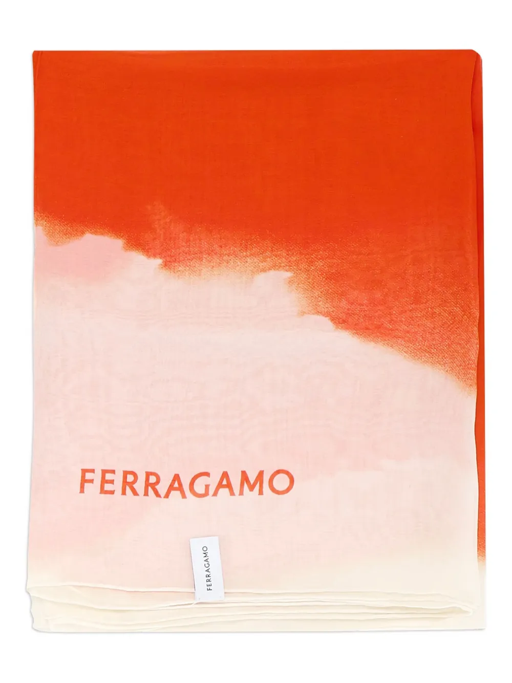 Шелковый шарф с эффектом омбре Ferragamo, оранжевый
Шелковый шарф с эффектом омбре Ferragamo, оранжевый