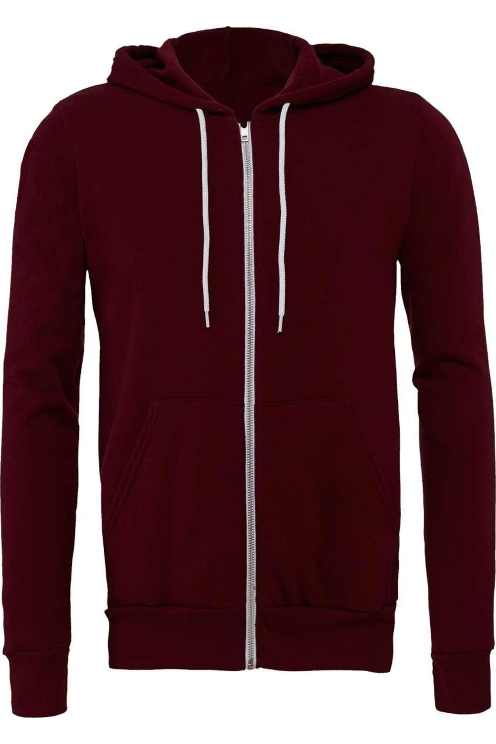Толстовка с капюшоном BELLA + CANVAS из флисовой губки с застежкой-молнией, бордовый
Толстовка с капюшоном BELLA + CANVAS из флисовой губки с застежкой-молнией, бордовый