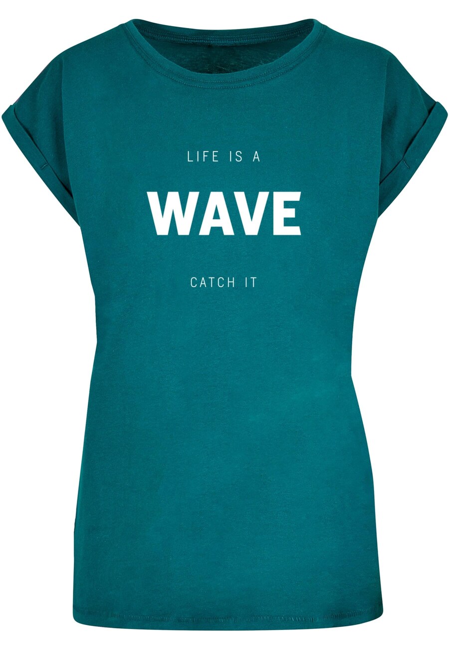 Футболка Merchcode Shirt Summer - Life is a wave, цвет petrol 
Футболка Merchcode Shirt Summer - Life is a wave, цвет petrol