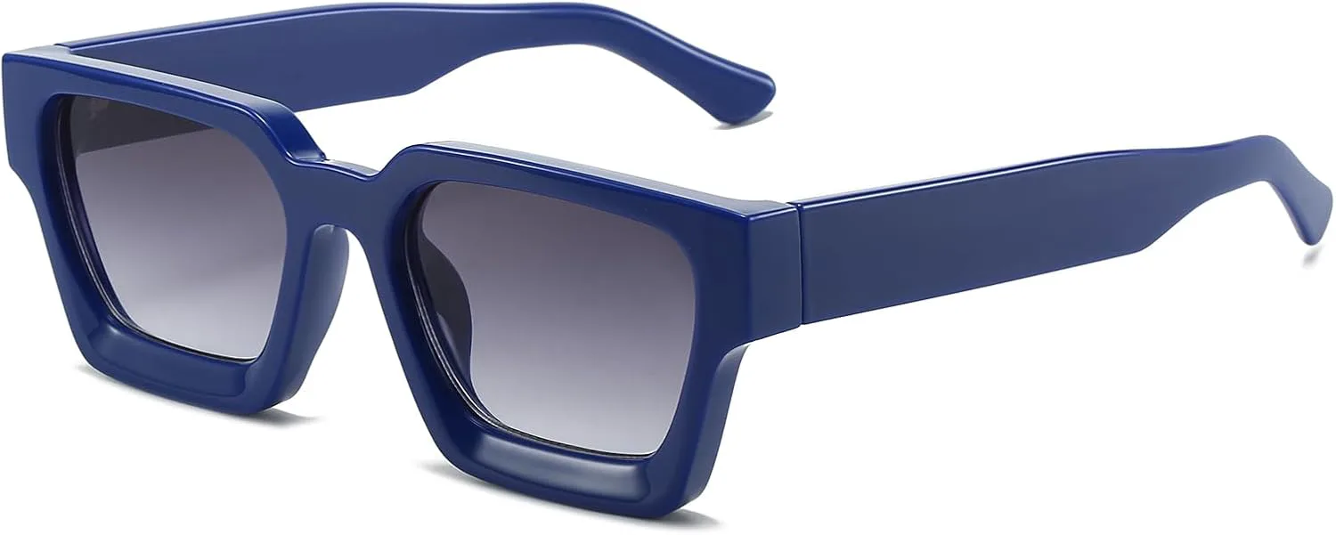 Солнцезащитные очки GIFIORE с массивной квадратной оправой для мужчин и женщин, прямоугольные солнцезащитные очки в стильном исполнении, Blue Frame Grey Lens
Солнцезащитные очки GIFIORE с массивной квадратной оправой для мужчин и женщин, прямоугольные солнцезащитные очки в стильном исполнении, Blue Frame Grey Lens