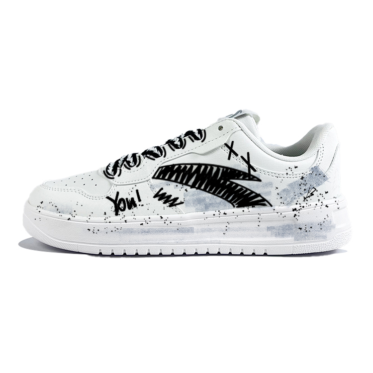 ANTA Кроссовки для скейтбординга Life Collection с противоскользящей амортизацией, низкие, мужские, белые, черные
ANTA Кроссовки для скейтбординга Life Collection с противоскользящей амортизацией, низкие, мужские, белые, черные