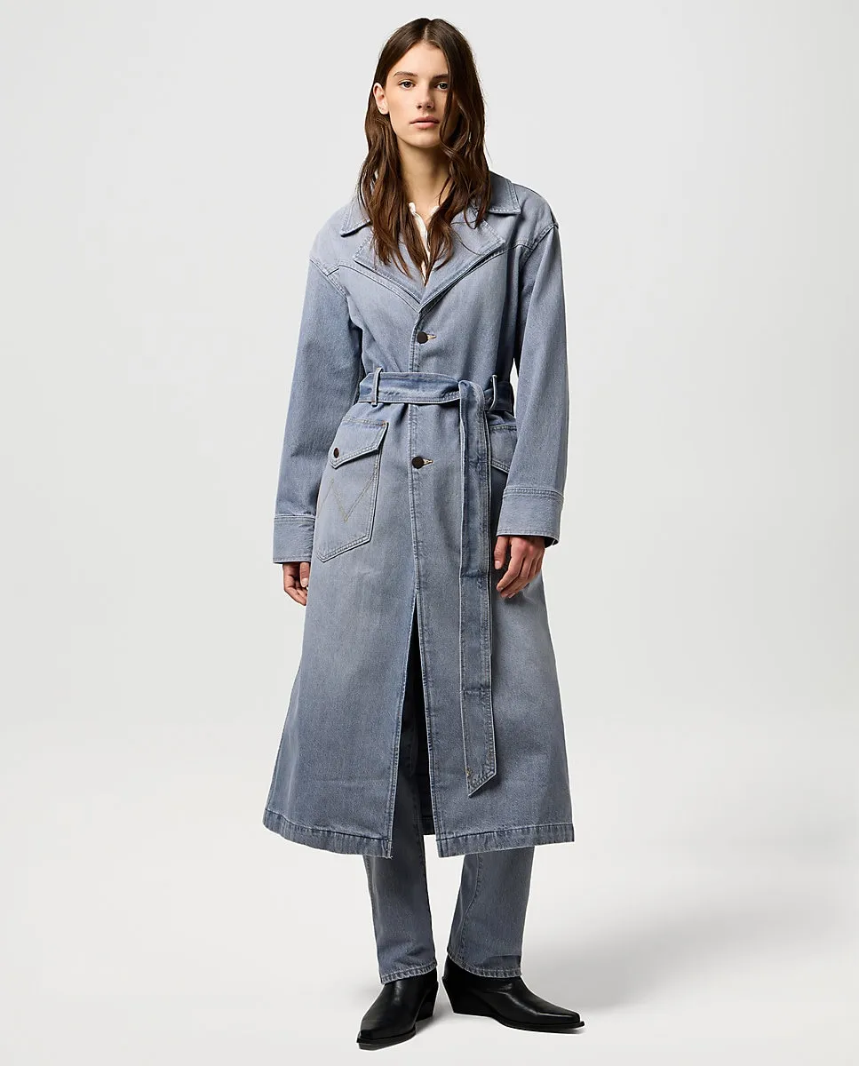 Длинное джинсовое женское пальто Wrangler, светло-голубой
Длинное джинсовое женское пальто Wrangler, светло-голубой