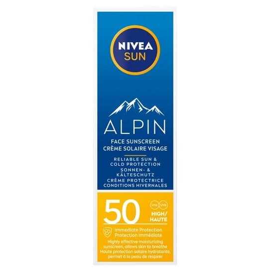 Крем для лица с высокой защитой SPF50, 50 мл Nivea, Sun Alpin
Крем для лица с высокой защитой SPF50, 50 мл Nivea, Sun Alpin