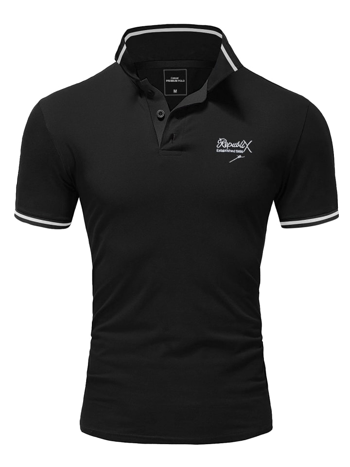 Рубашка-поло REPUBLIX, черный/белый
Рубашка-поло REPUBLIX, черный/белый