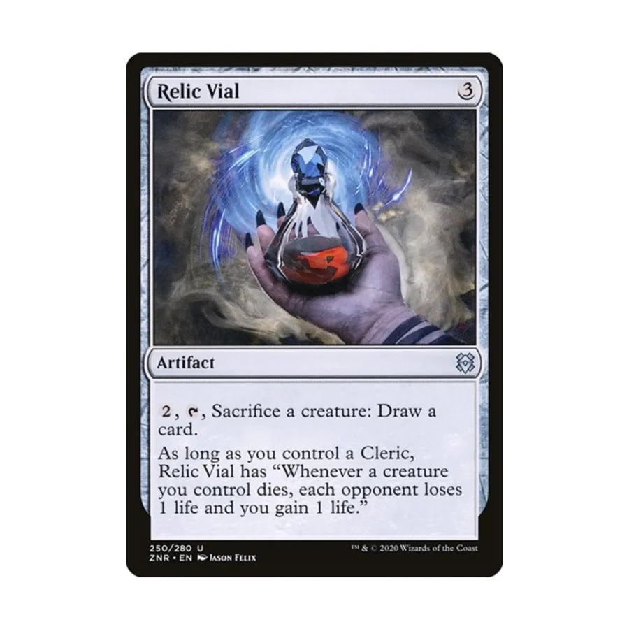 CCG Реликтовый флакон (U), MTG - Zendikar Rising
CCG Реликтовый флакон (U), MTG - Zendikar Rising