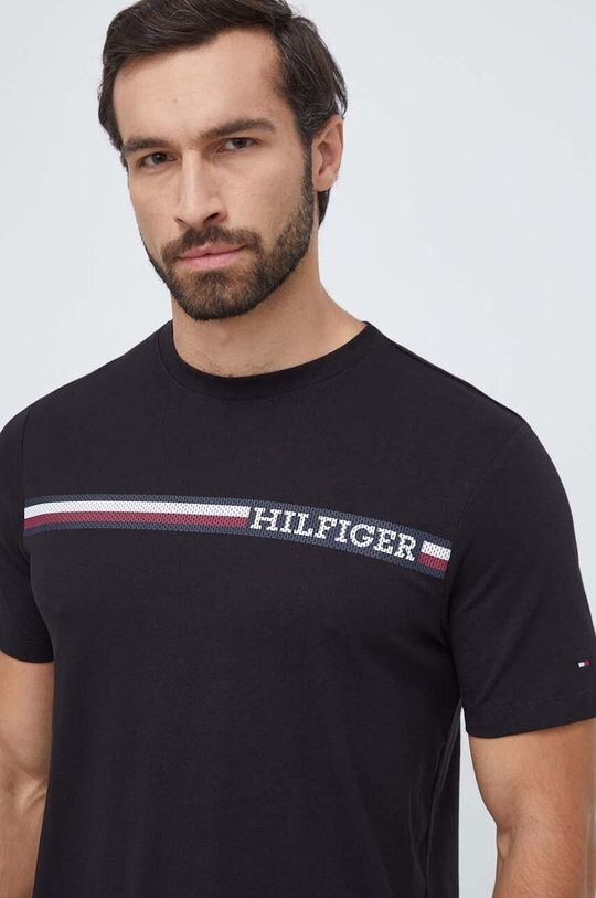 Хлопковая футболка Tommy Hilfiger, черный
Хлопковая футболка Tommy Hilfiger, черный