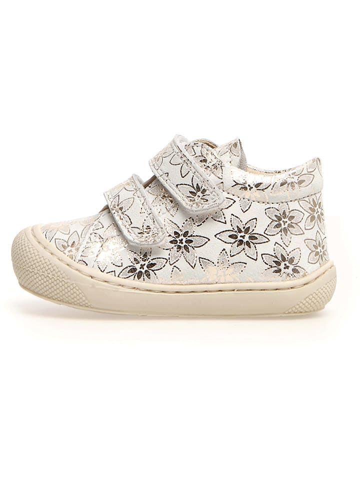 Naturino Кожаные первые прогулочные туфли "Cocoon" серебристого цвета
Naturino Кожаные первые прогулочные туфли "Cocoon" серебристого цвета