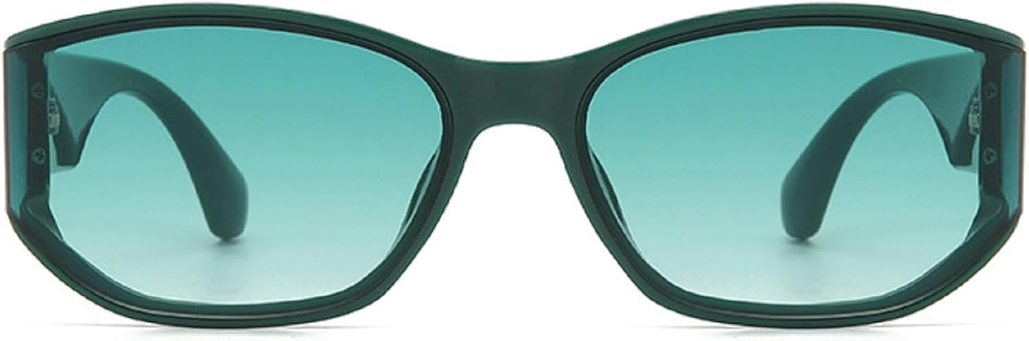 Модные квадратные солнцезащитные очки для женщин в стиле ретро с изогнутыми линзами и градиентным переходом цвета, защита от УФ-излучения UV400, стильные мужские солнцезащитные очки цвета шампанского mincl, Green
Модные квадратные солнцезащитные очки для женщин в стиле ретро с изогнутыми линзами и градиентным переходом цвета, защита от УФ-излучения UV400, стильные мужские солнцезащитные очки цвета шампанского mincl, Green