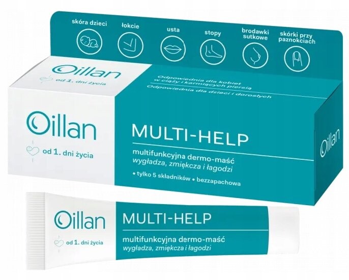 Oillan Multi-Help Многофункциональная дермомазь 12 г Oillan Baby
Oillan Multi-Help Многофункциональная дермомазь 12 г Oillan Baby
