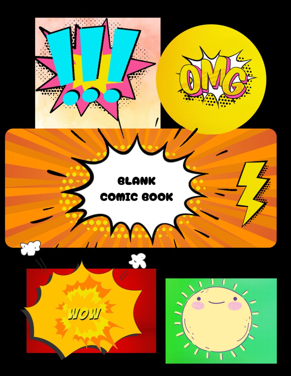 Blank Comic Book: Create your own story with the help of templates (Independently published)
Blank Comic Book: Create your own story with the help of templates (Independently published)
