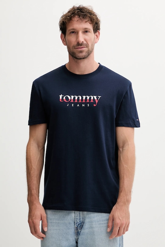 Хлопковая футболка Tommy Jeans, темно-синий
Хлопковая футболка Tommy Jeans, темно-синий