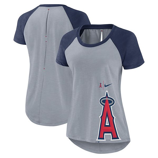 Женская футболка raglan los angeles angels summer breeze в цвете heather gray Nike
Женская футболка raglan los angeles angels summer breeze в цвете heather gray Nike