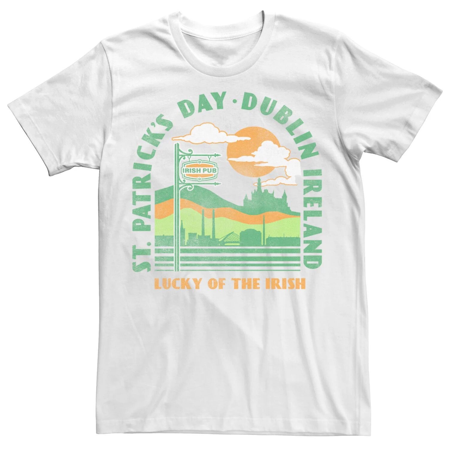 Мужская футболка Lucky Dublin Destination ко Дню Святого Патрика Licensed Character
Мужская футболка Lucky Dublin Destination ко Дню Святого Патрика Licensed Character