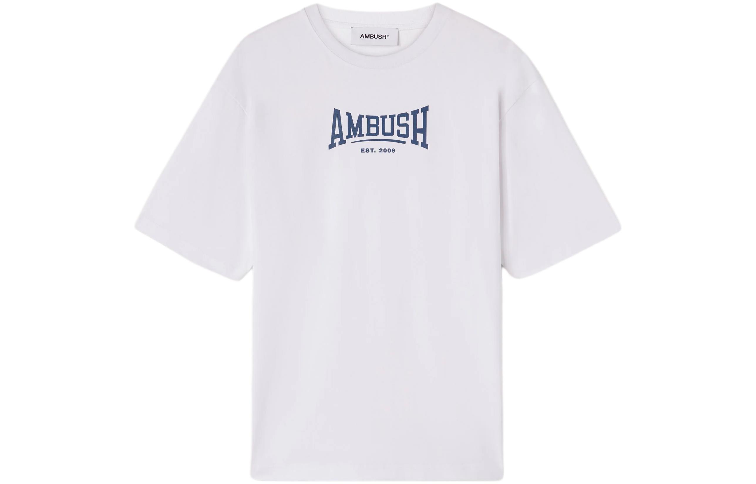 Футболка с принтом логотипа AMBUSH, синий
Футболка с принтом логотипа AMBUSH, синий