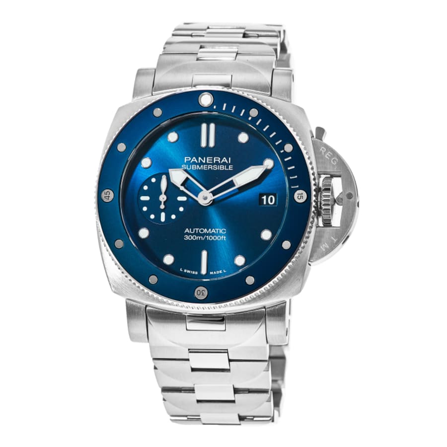 Panerai Submersible Blu Notte Automatic мужские часы из стали с синим циферблатом PAM01068
Panerai Submersible Blu Notte Automatic мужские часы из стали с синим циферблатом PAM01068