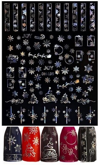 Самоклеящиеся рождественские наклейки для ногтей Deni Carte
Самоклеящиеся рождественские наклейки для ногтей Deni Carte