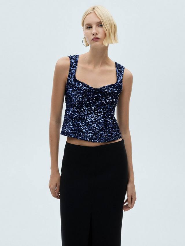 Майка с блестками xsagi Mango, темно-синий
Майка с блестками xsagi Mango, темно-синий