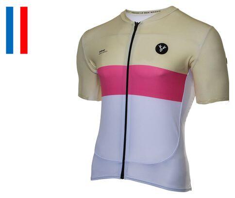 Бежево-розовая майка с короткими рукавами LeBram Pas de Peyrol
Бежево-розовая майка с короткими рукавами LeBram Pas de Peyrol