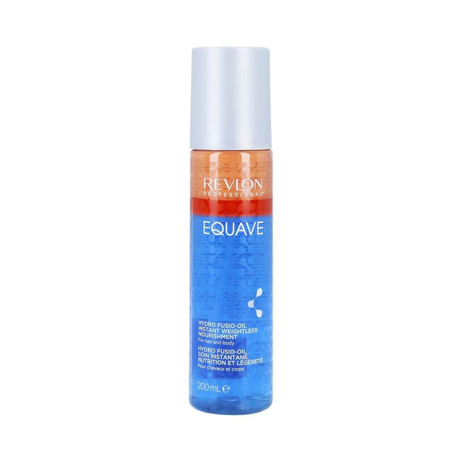 Revlon Professional, Equave Hydra Fusio-oil, трехфазный кондиционер для волос и тела, 200 мл
Revlon Professional, Equave Hydra Fusio-oil, трехфазный кондиционер для волос и тела, 200 мл