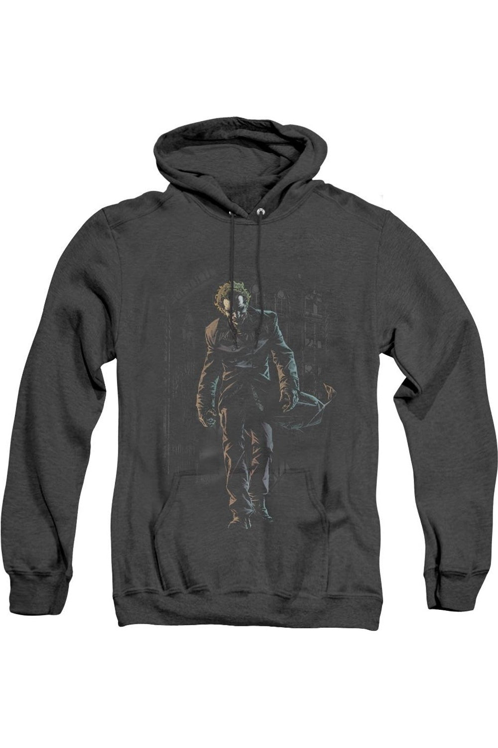 Batman Joker Leaves Arkham Adult Heather Hoodie / Толстовка с капюшоном Gildan, черный
Batman Joker Leaves Arkham Adult Heather Hoodie / Толстовка с капюшоном Gildan, черный