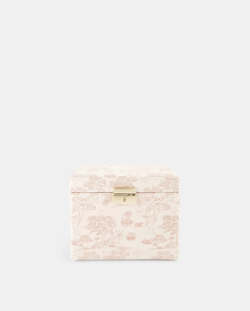 Шкатулка для драгоценностей с принтом в виде багажника Latouche, бежевый
Шкатулка для драгоценностей с принтом в виде багажника Latouche, бежевый