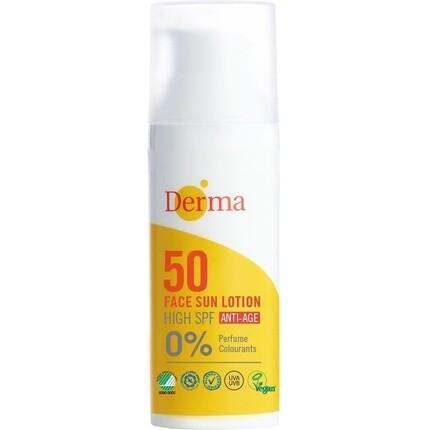 Солнцезащитный лосьон для лица SPF 50 50 мл Derma
Солнцезащитный лосьон для лица SPF 50 50 мл Derma