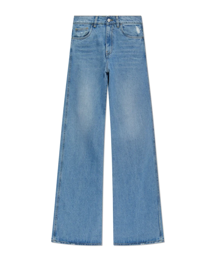 Джинсовые брюки с широкими штанинами Coperni, синий
Джинсовые брюки с широкими штанинами Coperni, синий