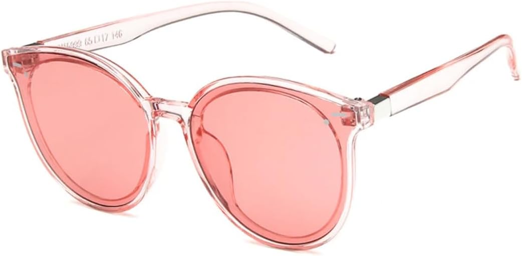 Солнцезащитные очки с защитой UV400 | Круглая оправа с заклепками, цветные линзы | Для женщин и мужчин, для занятий спортом на открытом воздухе и вождения DSVIGF, Pink Pink
Солнцезащитные очки с защитой UV400 | Круглая оправа с заклепками, цветные линзы | Для женщин и мужчин, для занятий спортом на открытом воздухе и вождения DSVIGF, Pink Pink