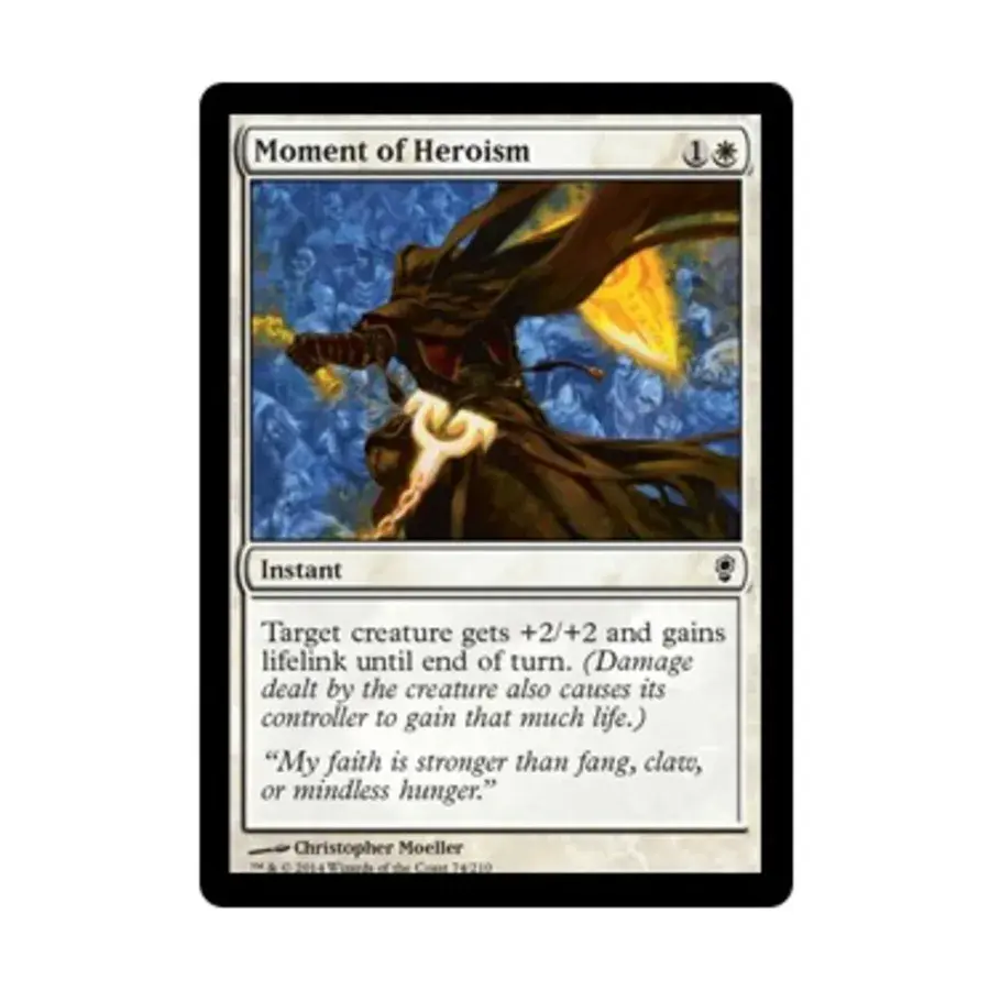 CCG Момент героизма (С) (Фольга), MTG - Conspiracy
CCG Момент героизма (С) (Фольга), MTG - Conspiracy