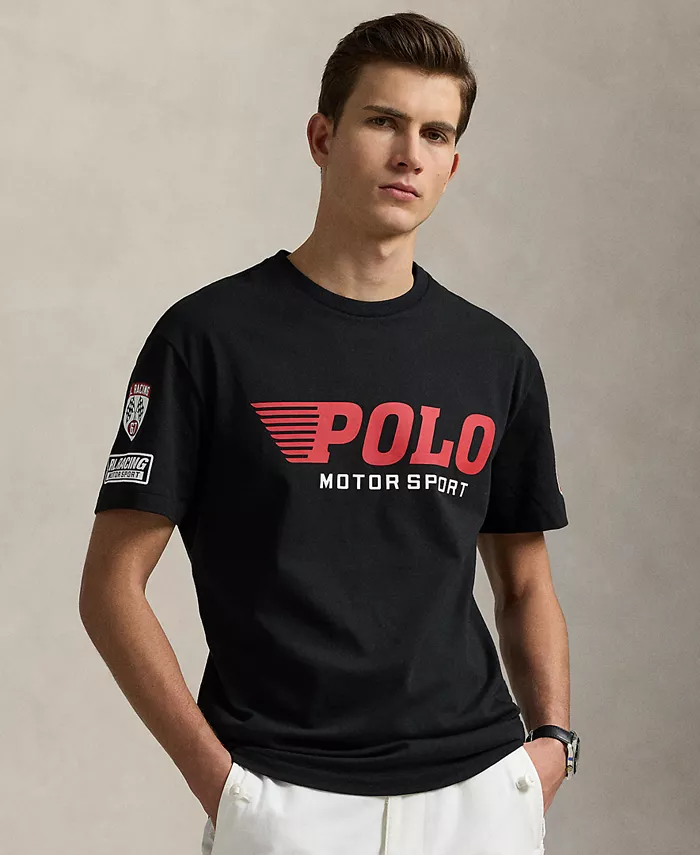 Мужская футболка с принтом Classic-Fit из джерси Polo Ralph Lauren, черный
Мужская футболка с принтом Classic-Fit из джерси Polo Ralph Lauren, черный