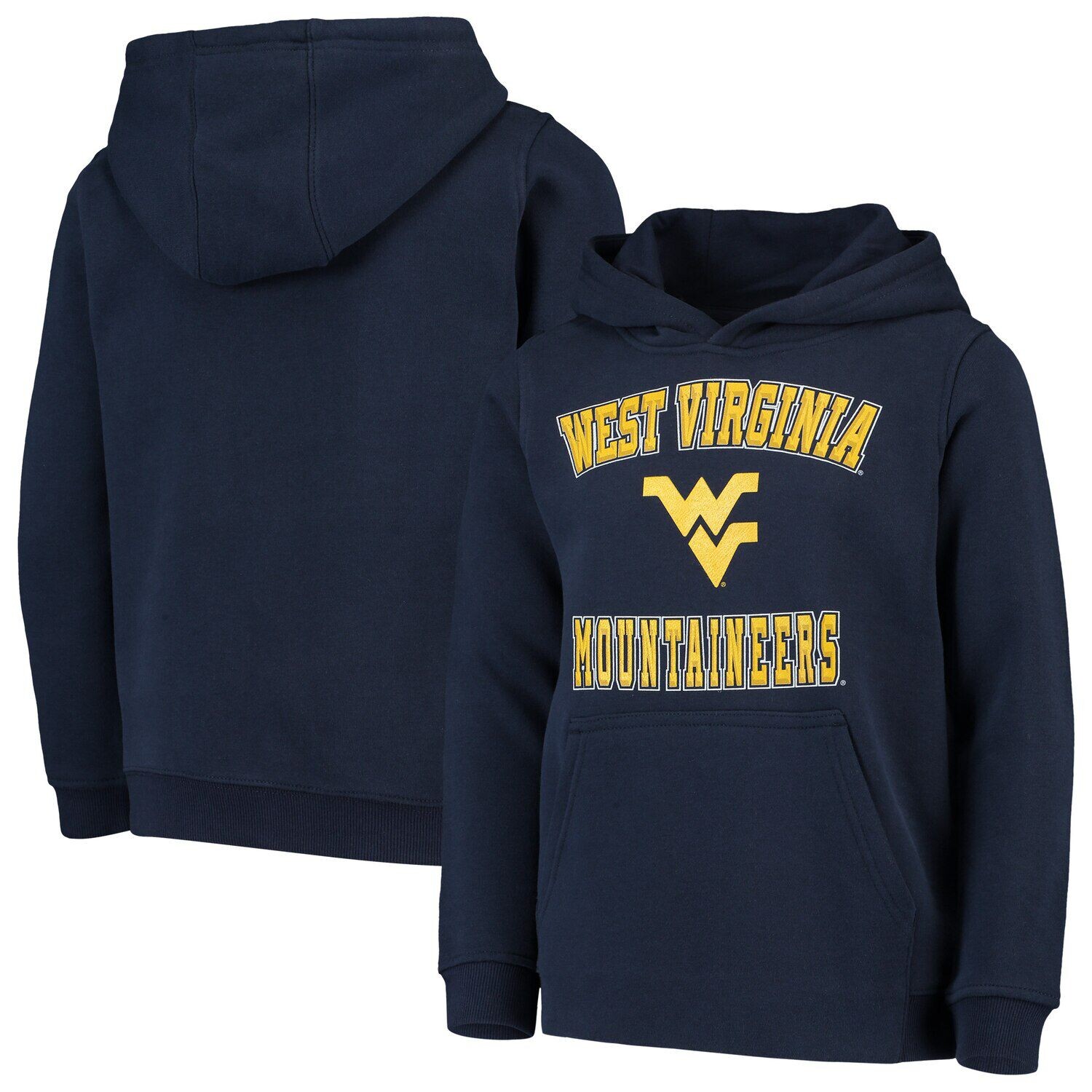 Пуловер с капюшоном Youth Navy West Virginia Mountaineers с большой фаской Outerstuff
Пуловер с капюшоном Youth Navy West Virginia Mountaineers с большой фаской Outerstuff