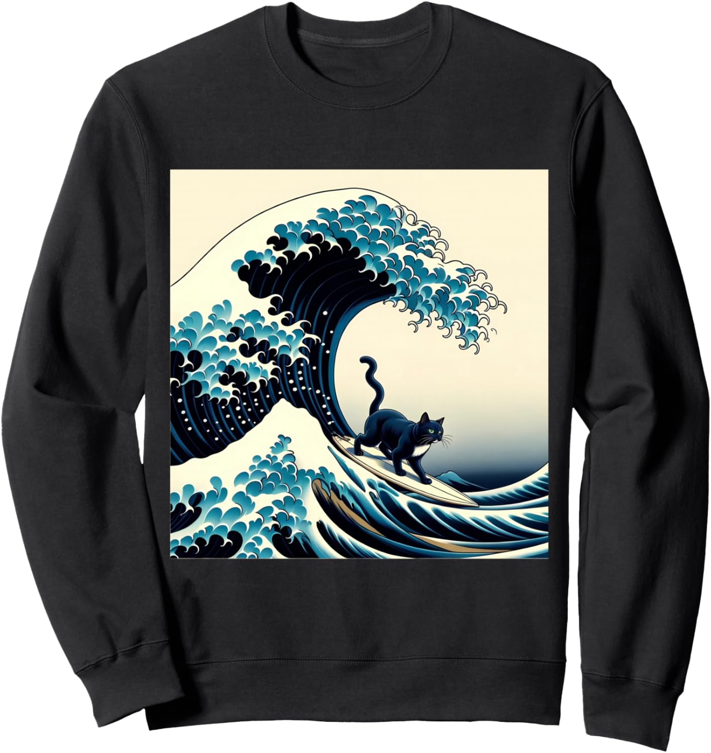 Толстовка Black Cat Surfing Great Wave Black Cat Surfing Graphic Designs, черный
Толстовка Black Cat Surfing Great Wave Black Cat Surfing Graphic Designs, черный