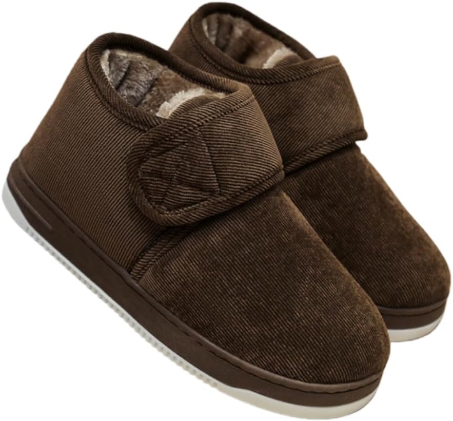 Зимние мужские ботинки Hhhchpm с меховой подкладкой, теплые укороченные ботинки до щиколотки, подходящие для дома и улицы, с противоскользящей подошвой, удобные короткие ботинки, коричневый
Зимние мужские ботинки Hhhchpm с меховой подкладкой, теплые укороченные ботинки до щиколотки, подходящие для дома и улицы, с противоскользящей подошвой, удобные короткие ботинки, коричневый