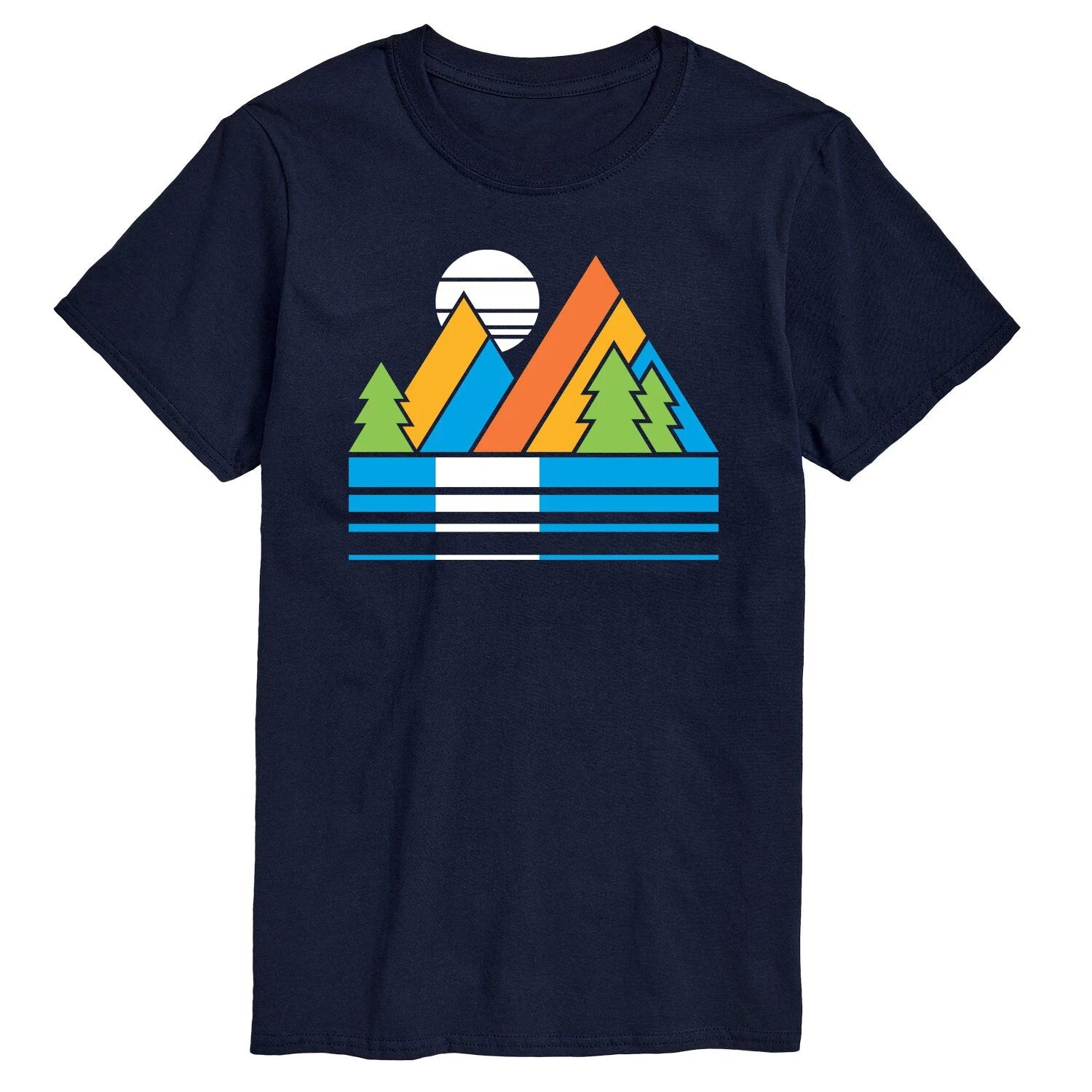 Футболка с рисунком заката и гор в стиле ретро Big & Tall, Blue License, синий
Футболка с рисунком заката и гор в стиле ретро Big & Tall, Blue License, синий