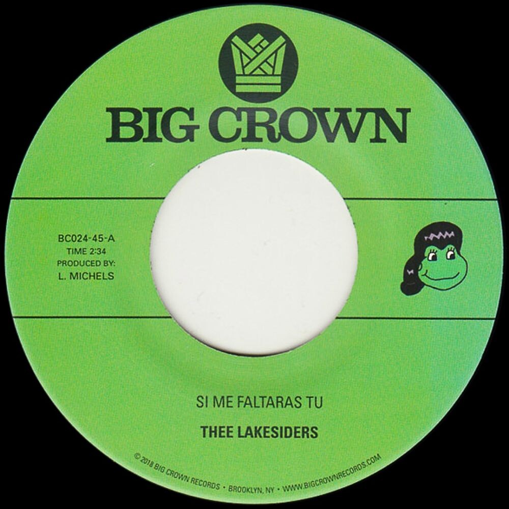 Виниловая пластинка LP Si Me Faltaras Tu / Parachute (7") - Thee Lakesiders
Виниловая пластинка LP Si Me Faltaras Tu / Parachute (7") - Thee Lakesiders