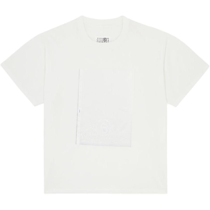 Футболка с графическими панелями MM6 Maison Margiela, белый
Футболка с графическими панелями MM6 Maison Margiela, белый