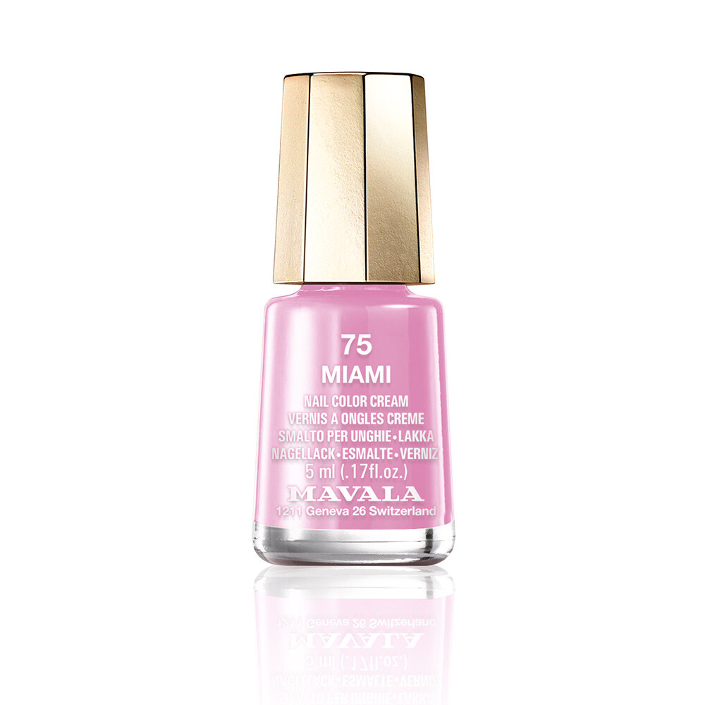 Лак для ногтей Nail color Mavala, 5 мл, 75-miami
Лак для ногтей Nail color Mavala, 5 мл, 75-miami