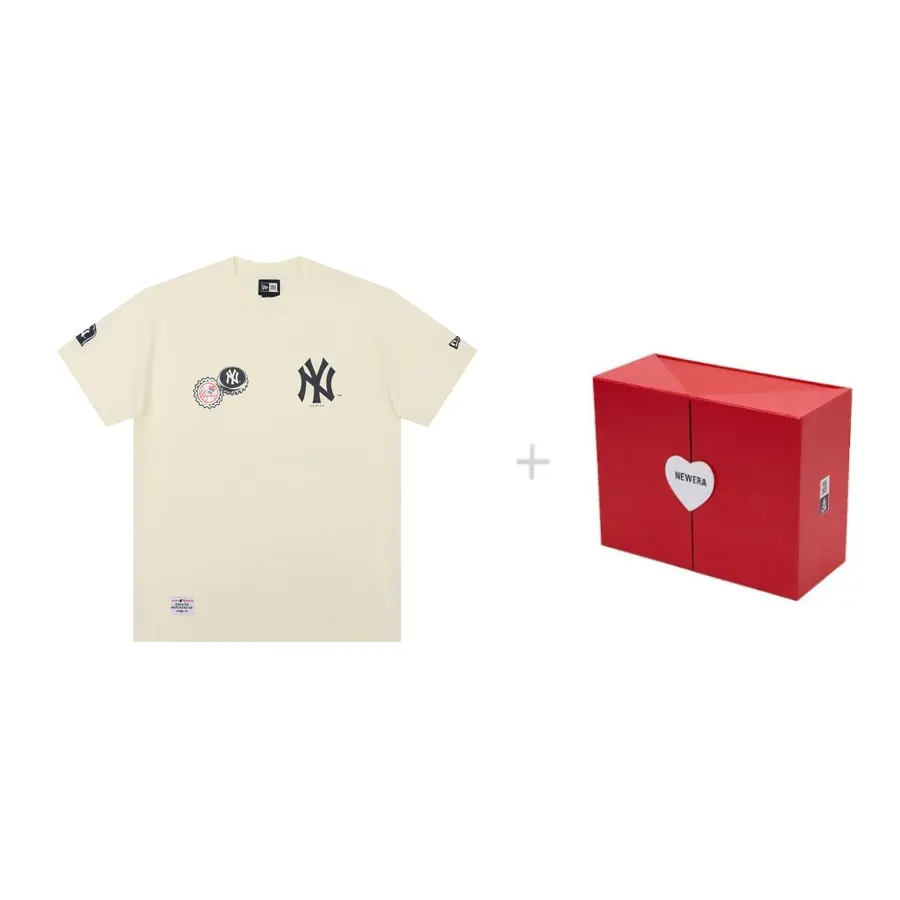 Футболка унисекс цвета слоновой кости белого цвета New Era, белый
Футболка унисекс цвета слоновой кости белого цвета New Era, белый