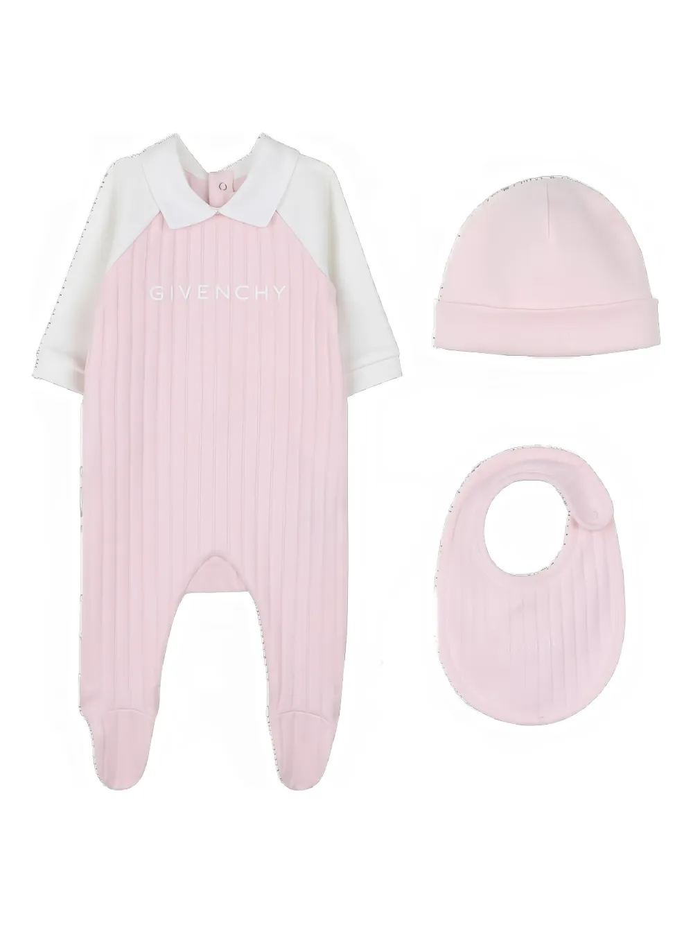 Комплект для новорожденного с логотипом Givenchy Kids, розовый
Комплект для новорожденного с логотипом Givenchy Kids, розовый