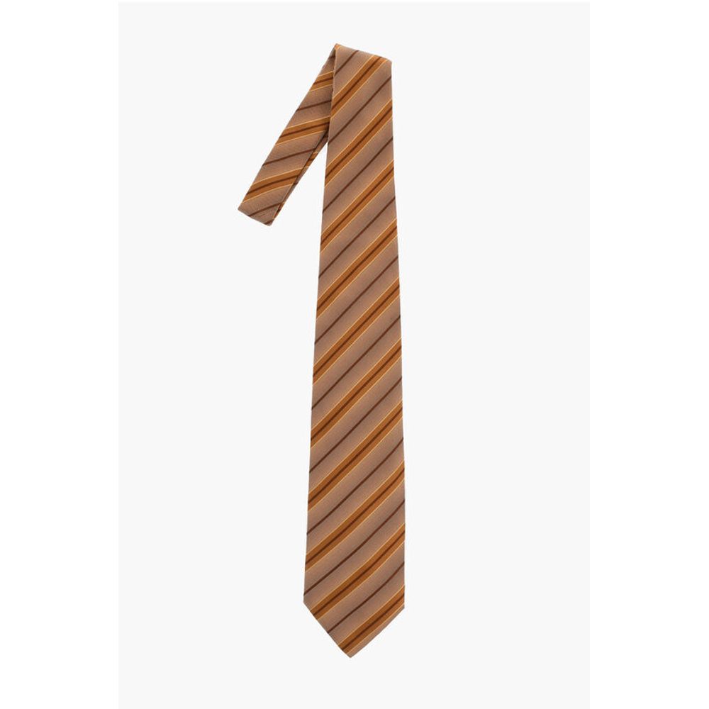 Галстук из жаккардового шелка с косой полоской Corneliani, оранжевый
Галстук из жаккардового шелка с косой полоской Corneliani, оранжевый