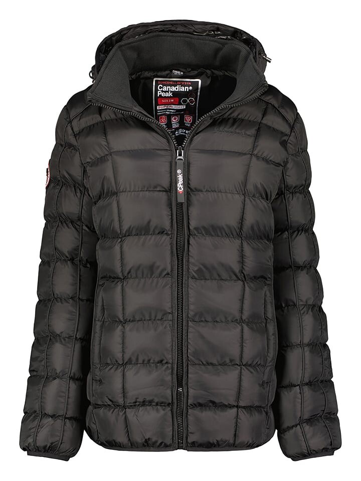 Стеганая куртка Canadian Peak Steppjacke Bambolineak, черный 
Стеганая куртка Canadian Peak Steppjacke Bambolineak, черный