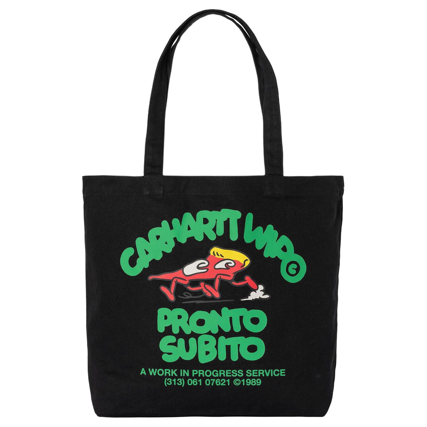 Carhartt WIP Хлопковая сумка-шоппер унисекс черно-зеленая, Black & Green
Carhartt WIP Хлопковая сумка-шоппер унисекс черно-зеленая, Black & Green