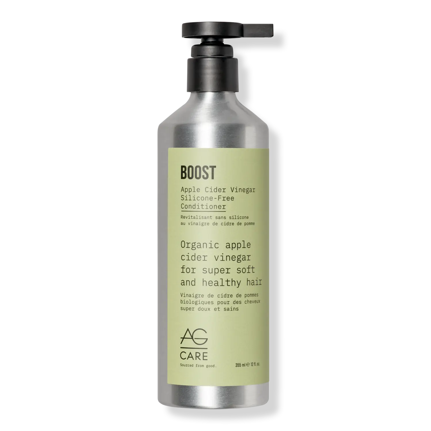 Кондиционер Boost с яблочным уксусом без силикона AG Care, 12.0 oz
Кондиционер Boost с яблочным уксусом без силикона AG Care, 12.0 oz