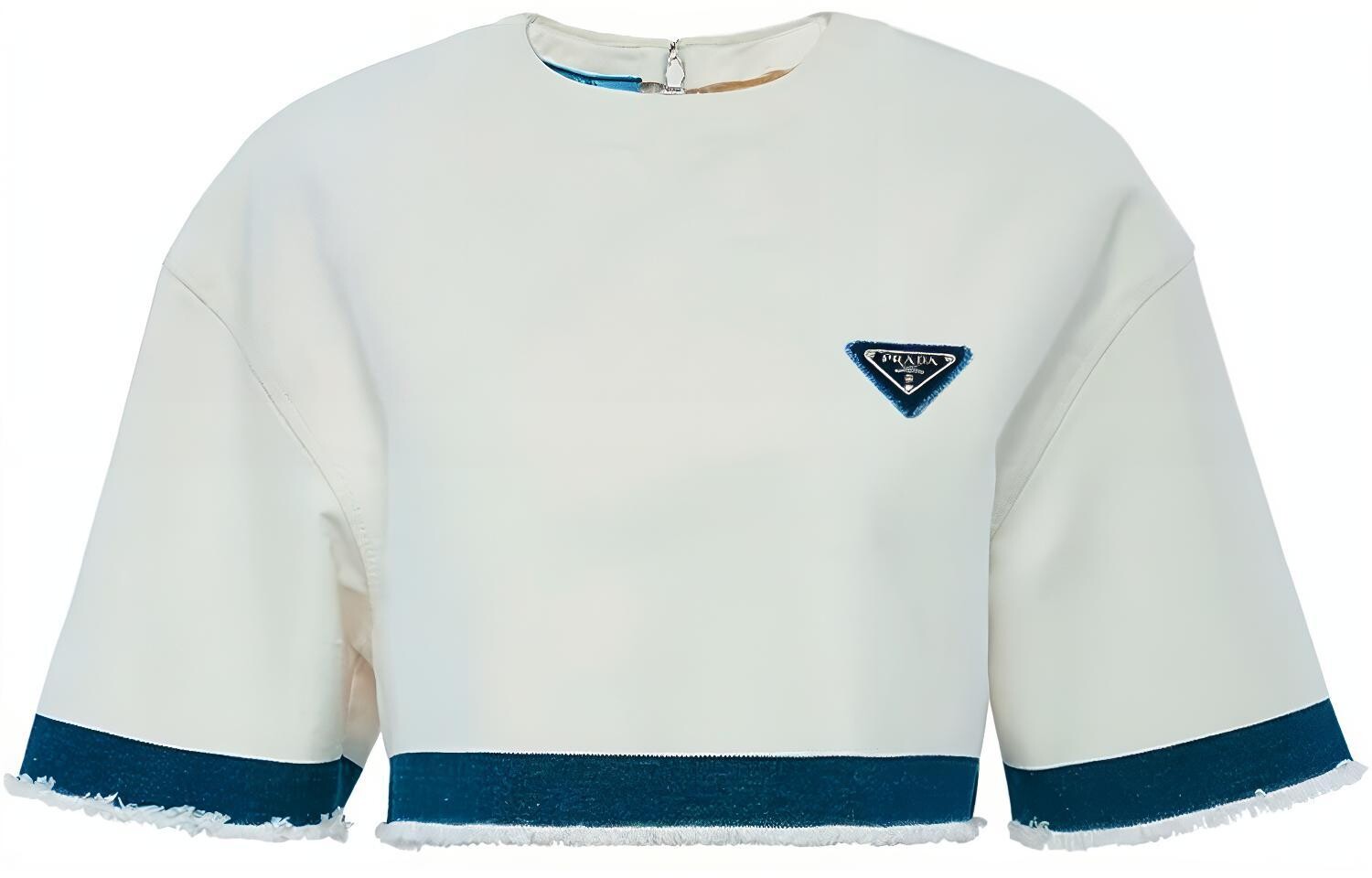 Топ женский Prada укороченный, белый
Топ женский Prada укороченный, белый