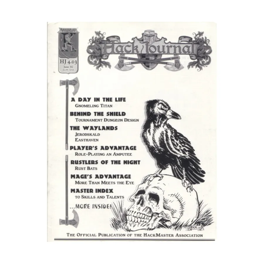 Журнал #4.03 "Gnomeling Titan, Master Index to Skills and Talents", HackJournal
Журнал #4.03 "Gnomeling Titan, Master Index to Skills and Talents", HackJournal