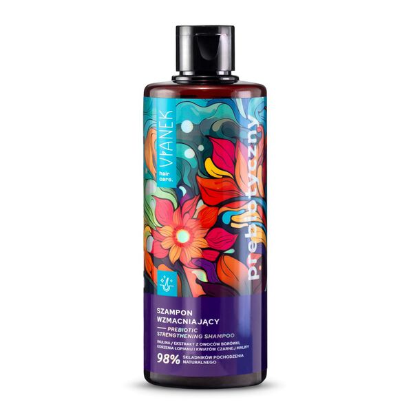 Укрепляющий шампунь для волос с пребиотиками, 300 мл Vianek
Укрепляющий шампунь для волос с пребиотиками, 300 мл Vianek