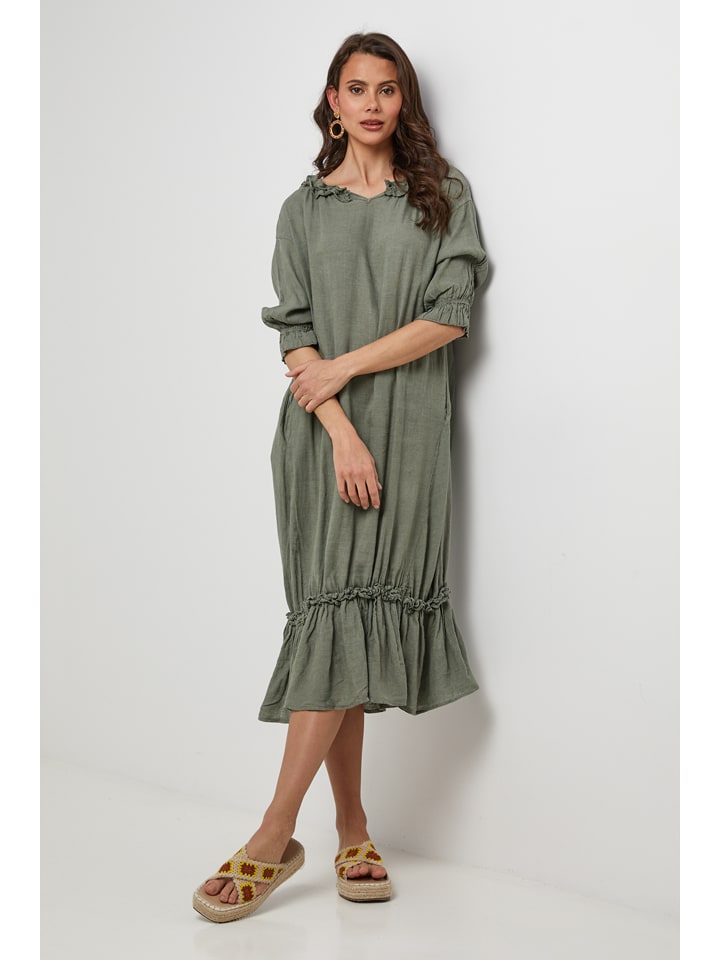 Платье до колена Lin Passion, зеленый
Платье до колена Lin Passion, зеленый