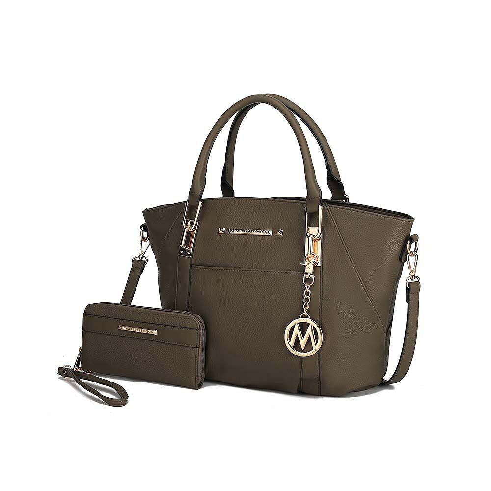 Сумка-сэтчел и кошелек Darielle Mkf Collection с ручкой на ремешке от Mia K MKF Collection, цвет Olive
Сумка-сэтчел и кошелек Darielle Mkf Collection с ручкой на ремешке от Mia K MKF Collection, цвет Olive